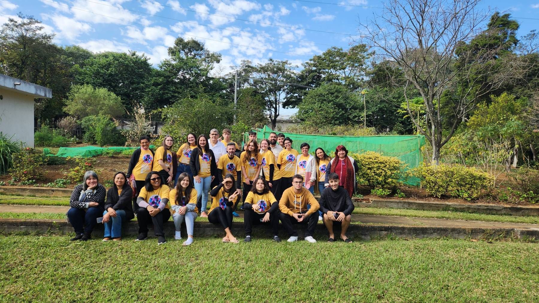 alunos reunidos